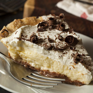 Black Bottom Coconut Pie