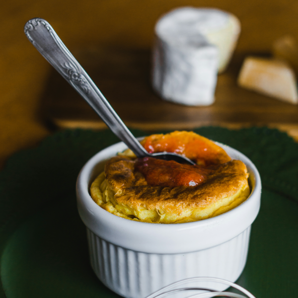 Double Apricot Soufflé