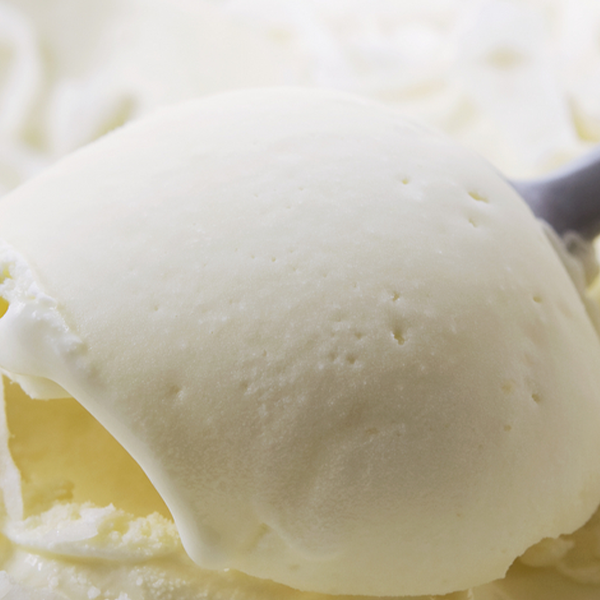 Passion Fruit-Elderflower Ice Cream with Pistachio Cake