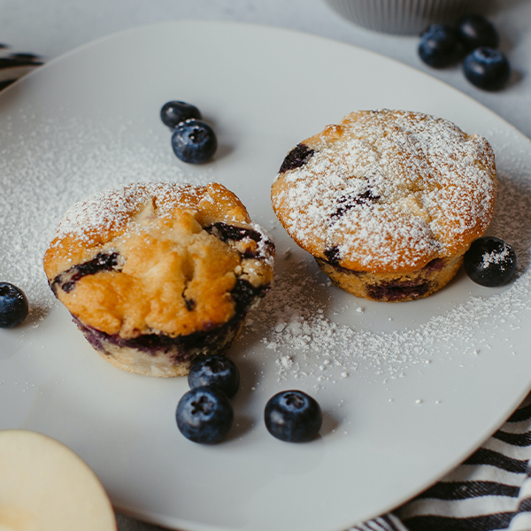 Blueberry Friand with White Chocolate Chips