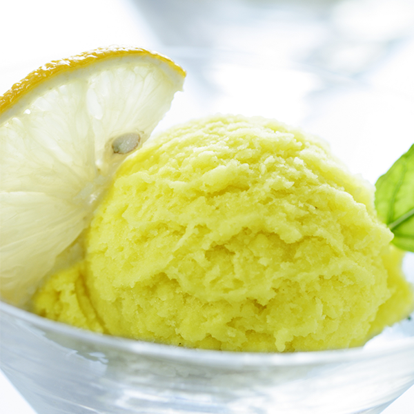 Green Apple Sorbet and Hay Ice Cream with Buttermilk Mousse