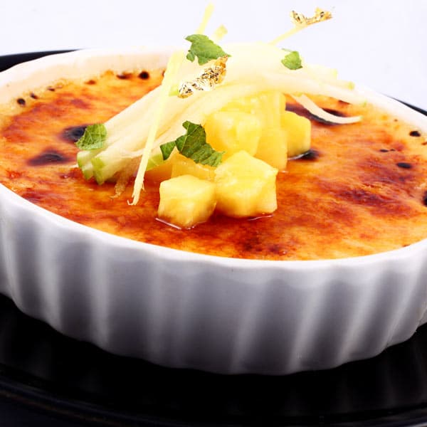 Multi-Application Flaovrs |Carmelized Pineapple Crème Coconut Brûlée by Consulting Chef Max Duley