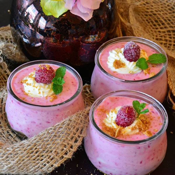 Red Raspberry Pudding