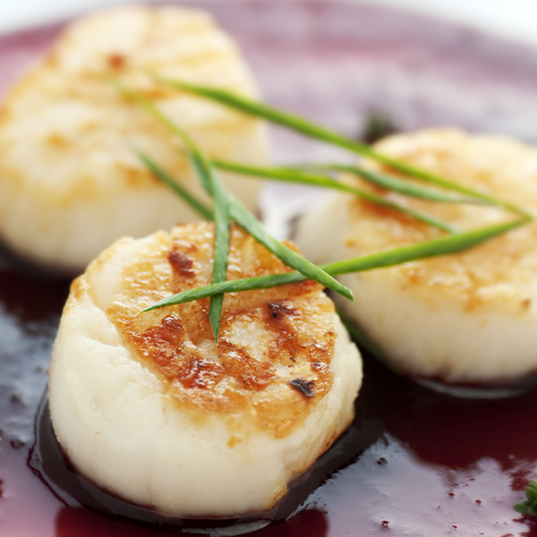 Seared Sea Scallops & Roasted Cauliflower