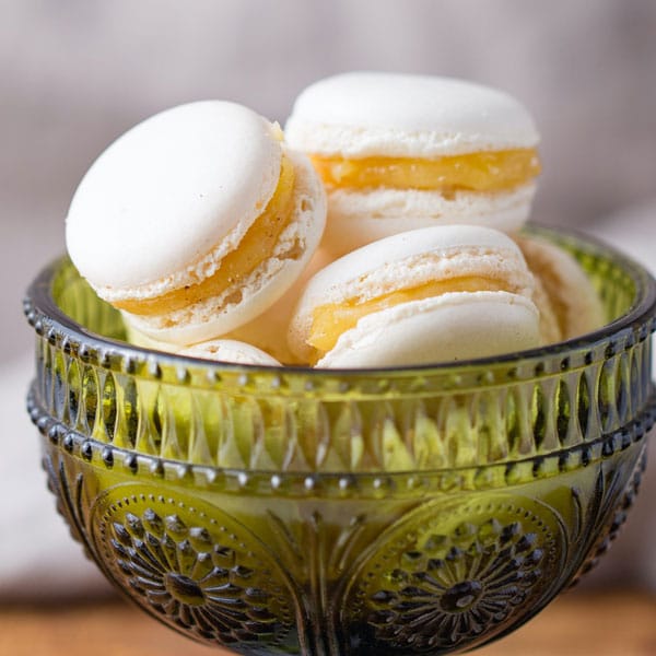 Mandarin Tangerine Macarons