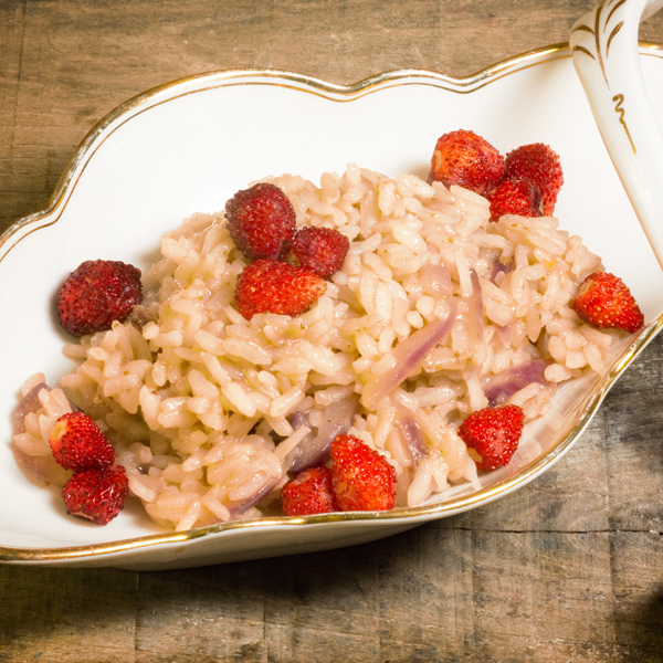 Milanese Strawberry–Champagne Risotto - The Perfect Puree of Napa Valley