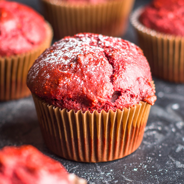 Red Raspberry Mini Muffins