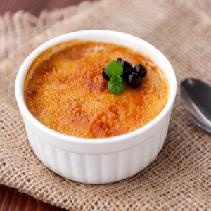 Black Currant Crème Brûlée