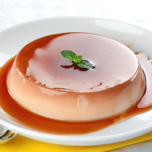 Pomegranate Flan