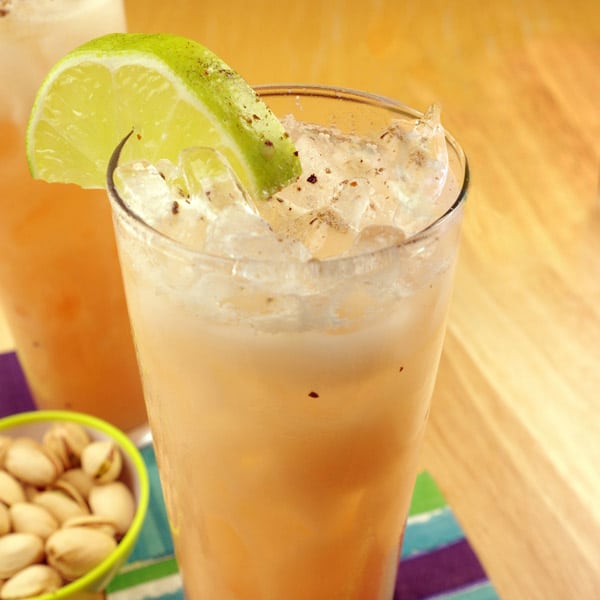 White Peach Pepper Collins