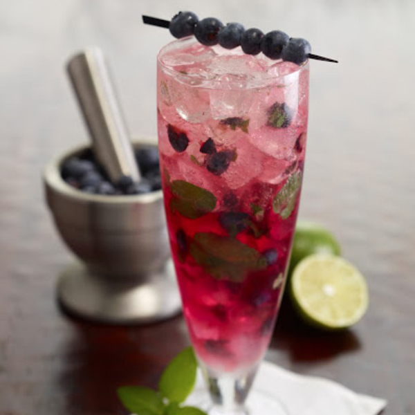 Ginger Blueberry Mojito