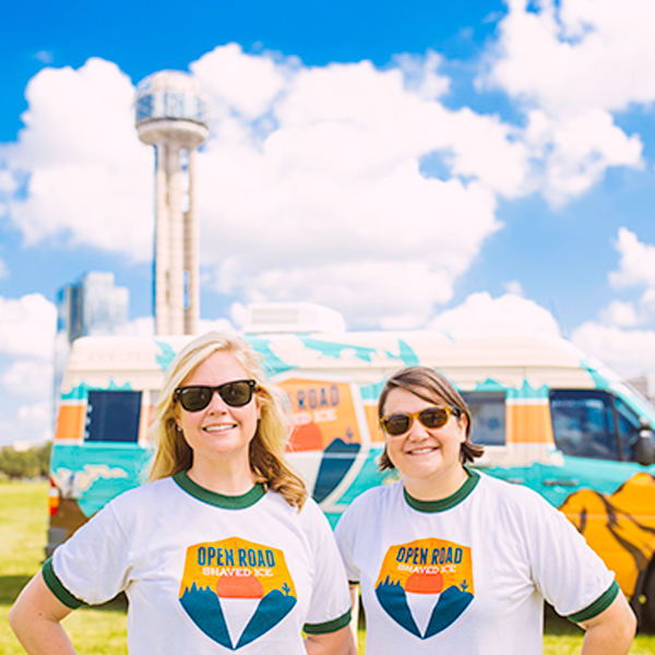 Spotlight: Caroline Perini and Miley Holmes, Co-Owners, Open Road Shaved Ice, Dallas, TX