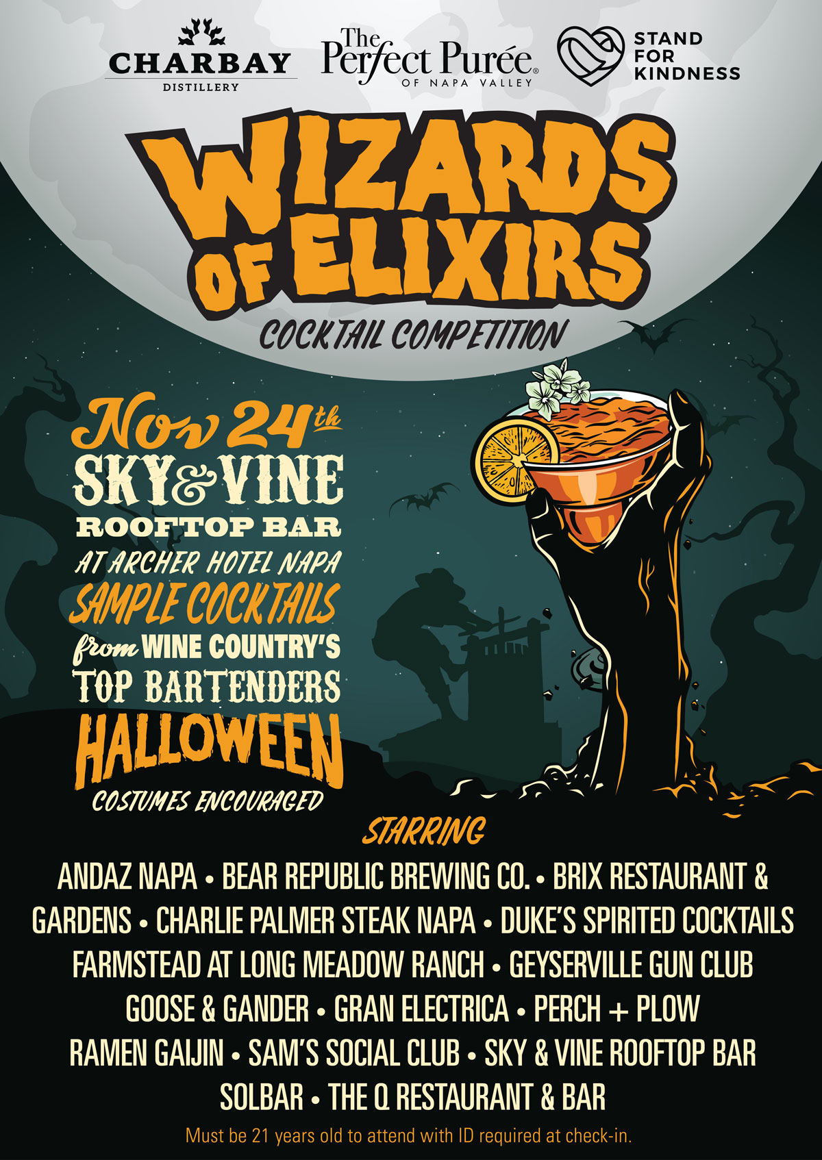 The Wizards of Elixirs Cocktail Competition