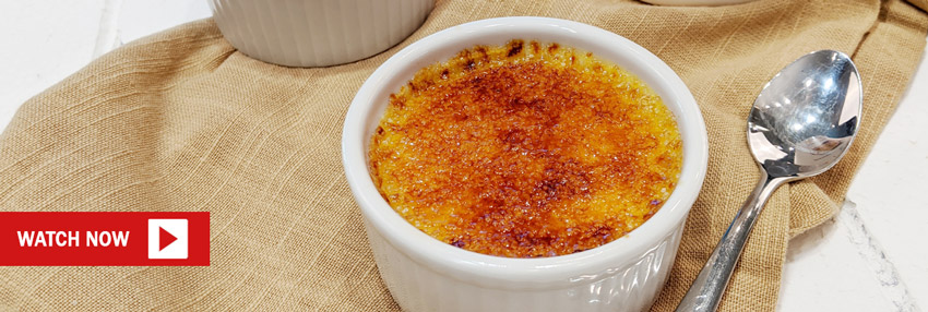 Passion Fruit Crème Brûlée - The Perfect Puree of Napa Valley