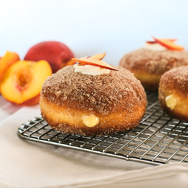 Embrace the Palate | Peach Ginger Donuts by Jessica Buscher