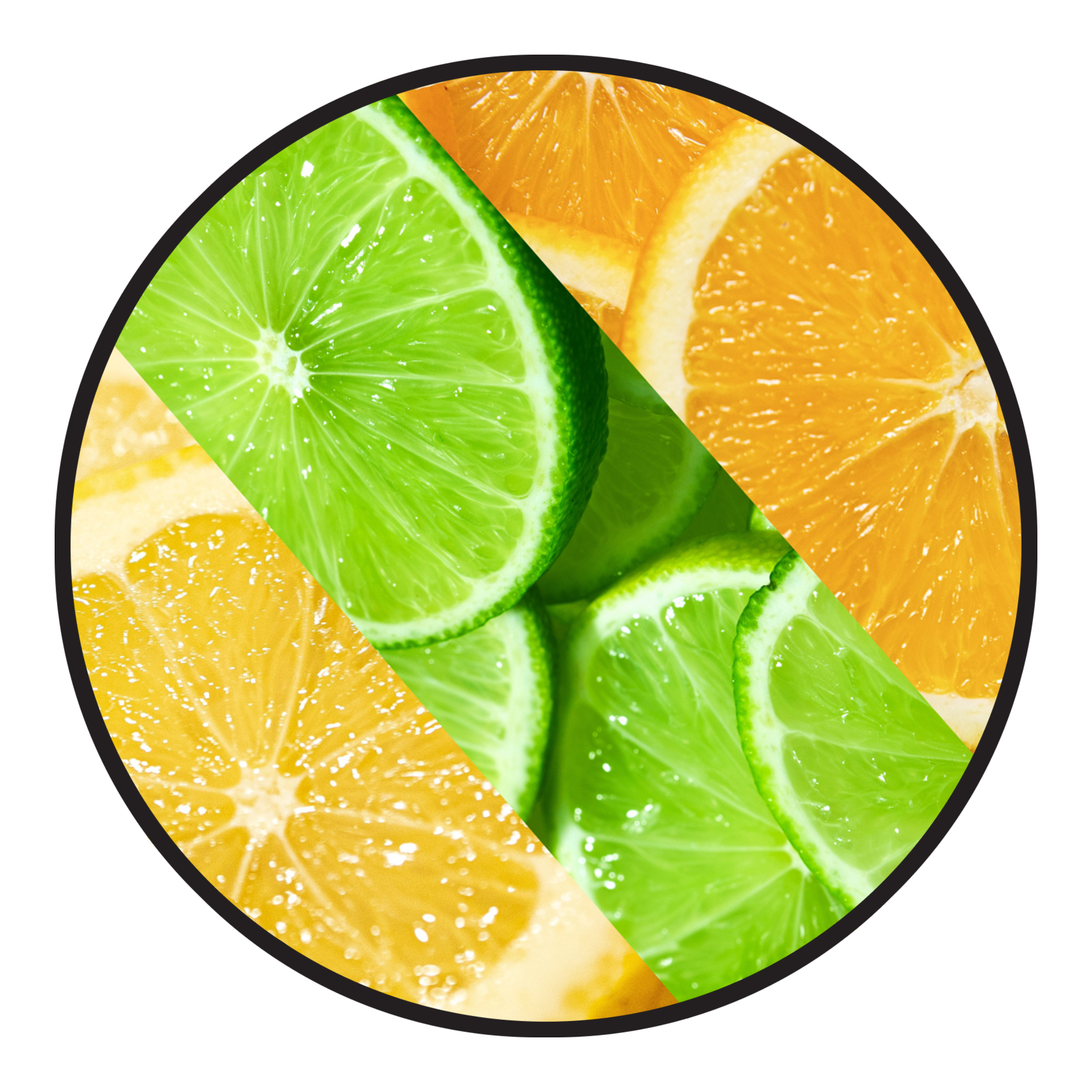 lemon zest, lime zest, and orange zest