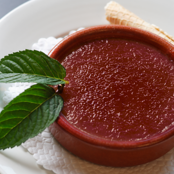 Black Currant Crème Brûlée
