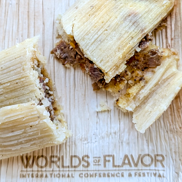 Madras Lamb Curry Coconut Tamale