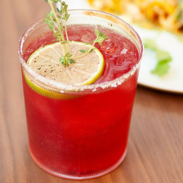 Batched Blood Orange Margarita