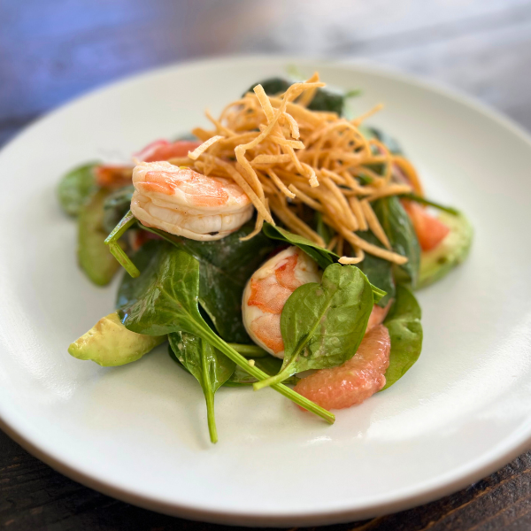 Gulf Prawn Escabeche & Baby Spinach Salad
