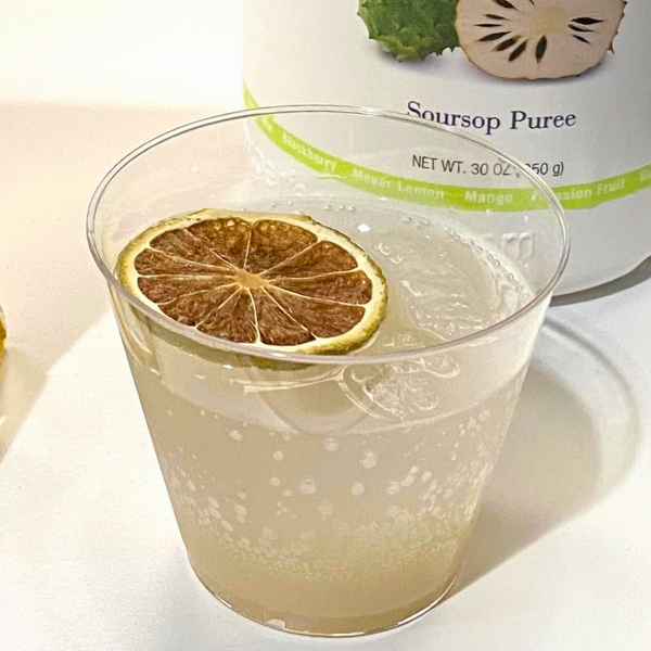Non-Alcoholic Soursop Sparkler