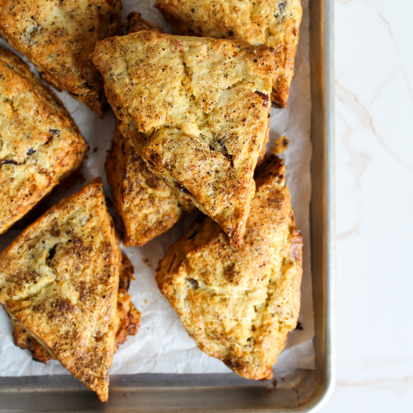 Feta Olive and Onion Scones