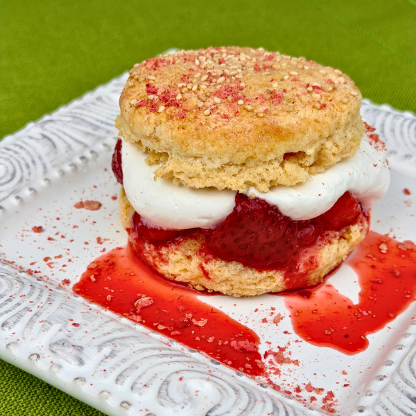 Roasted Strawberry Shortcake