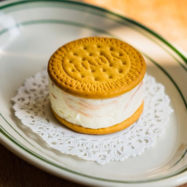 Coconut-Guava Ice Cream Sandwich