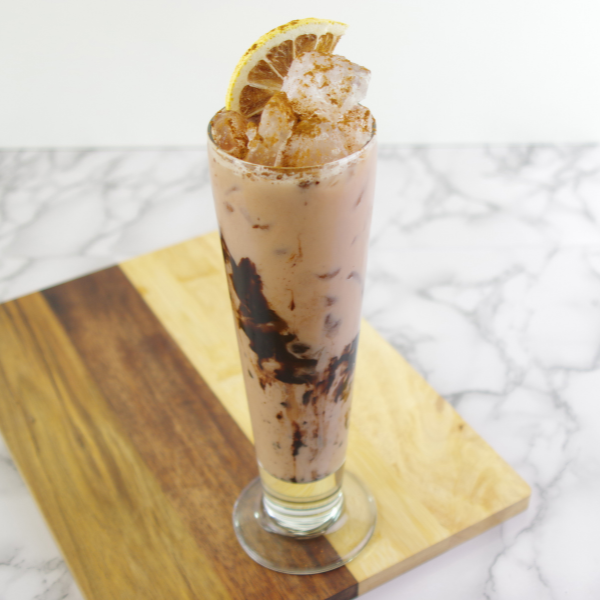 Blood Orange Iced Mocha