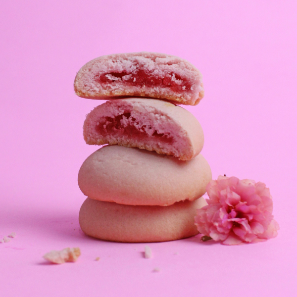 Peach Jasmine Daifuku Mochi